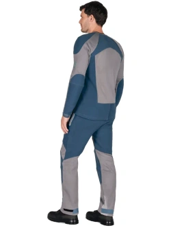 Koszula z ochraniaczami Knox Urbane Pro Move niebiesko-szara