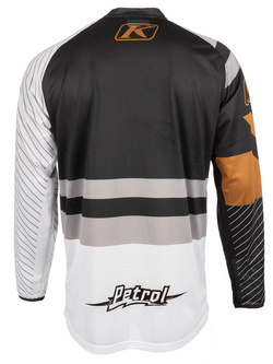 Bluza enduro Klim Petrol czarno-biała