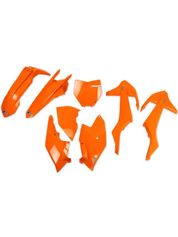 Komplet plastików UFO do KTM SX / SX-F (16-18) pomarańczowy-fluo