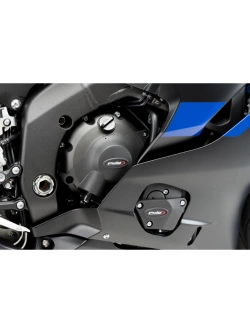 Pokrywy dekli silnika PUIG Yamaha YZF-R6 (06-20)/ Race (22-24) czarne