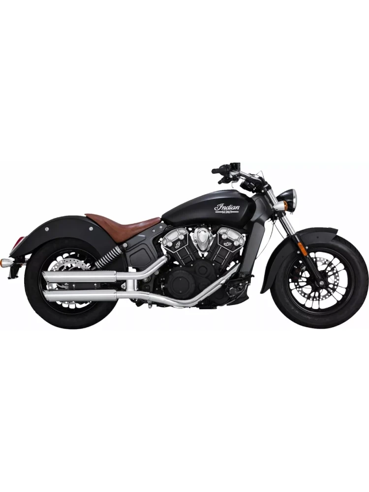 Tłumiki motocyklowe Vance & Hines 3" Twin Slash Indian Scout (wybrane modele) chromowane