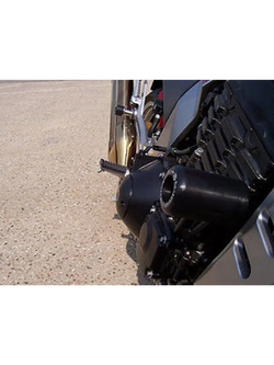 Slidery tłumika R&G do Kawasaki Z1000 (03-06) czarne