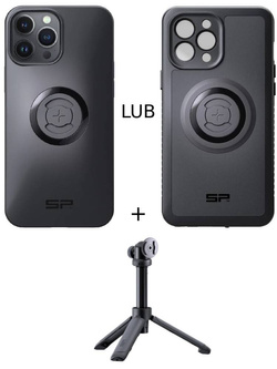 Zestaw: etui na telefon iPhone 13 Pro Max + statyw/selfie stick SPC+ SP Connect