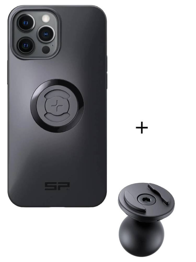Zestaw: etui na telefon iPhone 12 Pro Max + uchwyt kulowy Pro SPC+ SP Connect