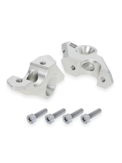 Podwyższenie kierownicy Hepco&Becker BMW R 1300 RT (25-) [30 mm w górę, 33 mm w tył] srebrne
