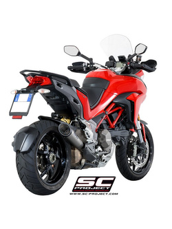 Tłumik SC-Project S1 Titanium + Carbon (Slip on) - Ducati Multistrada / S [15-17]
