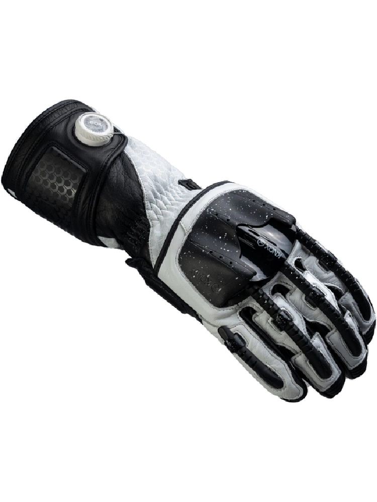 Rękawice motocyklowe Knox Handroid MK5 czarno-białe