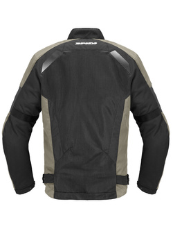 Kurtka motocyklowa tekstylna Spidi Tek Net czarno-beżowa
