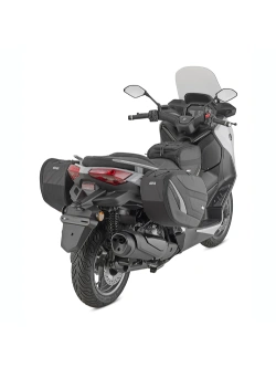 Sakwy motocyklowe GIVI EASY10 z możliwością zmiany pojemności, czarne [pojemność.: 2 x 35l]