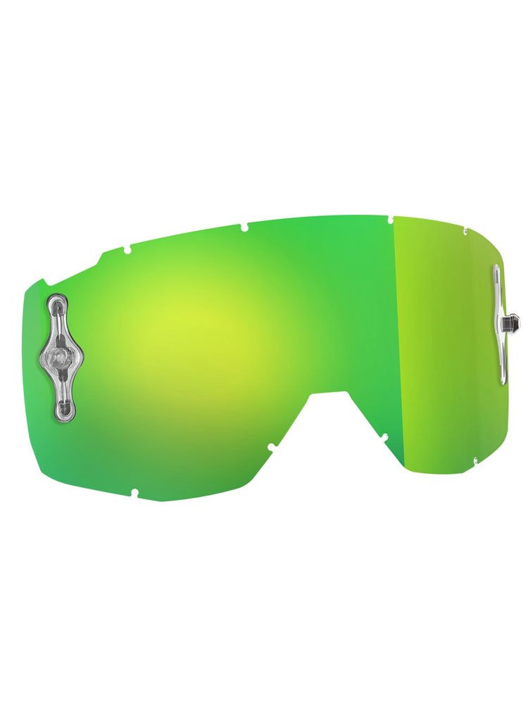 Szybka do gogli Scott Hustle, Primal i Split OTG lustrzana zielona