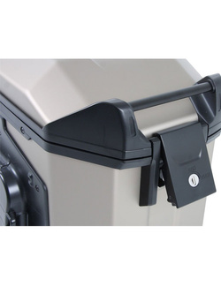 Kufer Hepco&Becker Xceed 38 srebrny - kufer boczny prawy [pojemność: 38L]