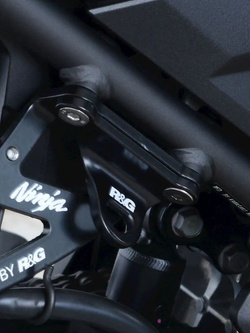 Uchwyty na pasy transportowe R&G do Kawasaki Ninja 400/ Ninja 250 (18-)/ Z400/ Z250 (19-) czarne