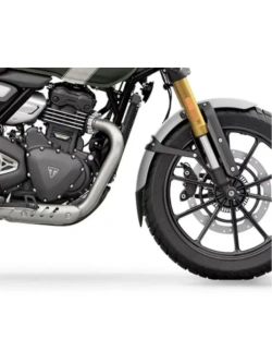 Przedłużenie błotnika motocyklowego przedniego PUIG Triumph Scrambler 400X (24-) czarne