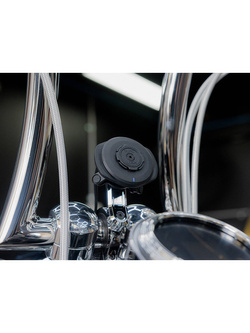 Uchwyt montowany na kierownicy motocykla Quad Lock PRO duży, chromowany