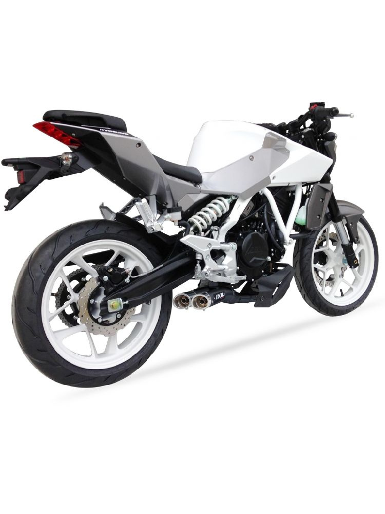 Tłumik motocyklowy IXIL L3XB Hyosung GD 250 EXIV (13-16) czarny