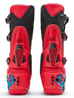 Buty enduro Fox Instinct 2.0 Vision Le Peach czarno-niebiesko-różowe