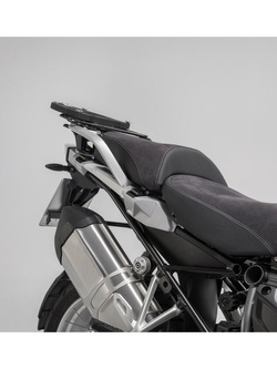 Zestaw: kufry boczne 45/37L + kufer centralny 38L TRAX ADV+ stelaże SW-MOTECH do motocykla BMW R 1200 GS LC Adv/1250 GS Adv (13-) czarne