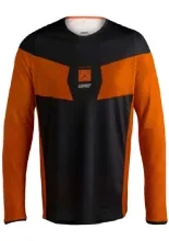 Bluza enduro Leatt Moto 4.5 Lite Hatchet czarno-pomarańczowa