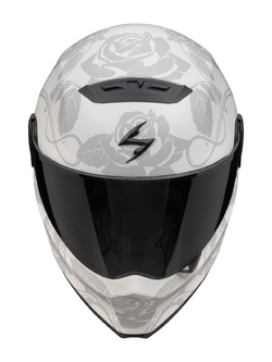 Kask integralny Scorpion Covert-FX Dragon jasnoszaro-srebrny matowy