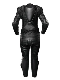 Kombinezon motocyklowy damski dwuczęściowy 4SR RR Black Series AR czarny