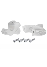 Podwyższenie kierownicy Hepco&Becker BMW R 1300 R (25-) [33 mm w górę, 21 mm w tył] srebrne