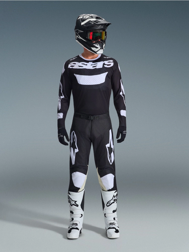 Spodnie cross Alpinestars MX Racer Air Riway czarno-białe