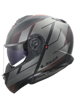 Kask szczękowy LS2 FF908 Strobe II Code czarno-szary