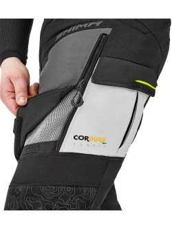 Spodnie motocyklowe tekstylne Shima Tracker czarno-szare