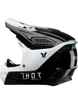Kask enduro Thor Fleet biało-czarny