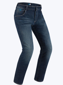 Jeansy motocyklowe PMJ New Rider niebieskie