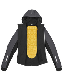 Bluza motocyklowa Spidi Hoodie H2Out II czarno-szaro-czerwona