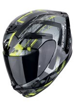 Kask integralny Scorpion Exo-391 Wolf czarno-srebrno-czerwony matowy