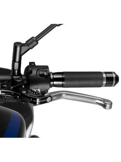 Regulowana dźwignia sprzęgła PUIG z zawiasem 90 stopni (srebrna)