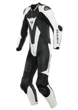 Motocyklowy kombinezon jednoczęściowy Dainese Laguna Seca 5 [wersja perforowana] [rozmiary niestandardowe] czarno-biały