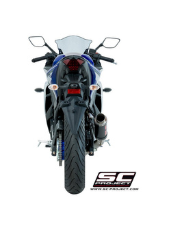 Pełny system 2-1 z tłumikiem GP M2 SC-Project do Yamaha YZF-R3 [15-17]