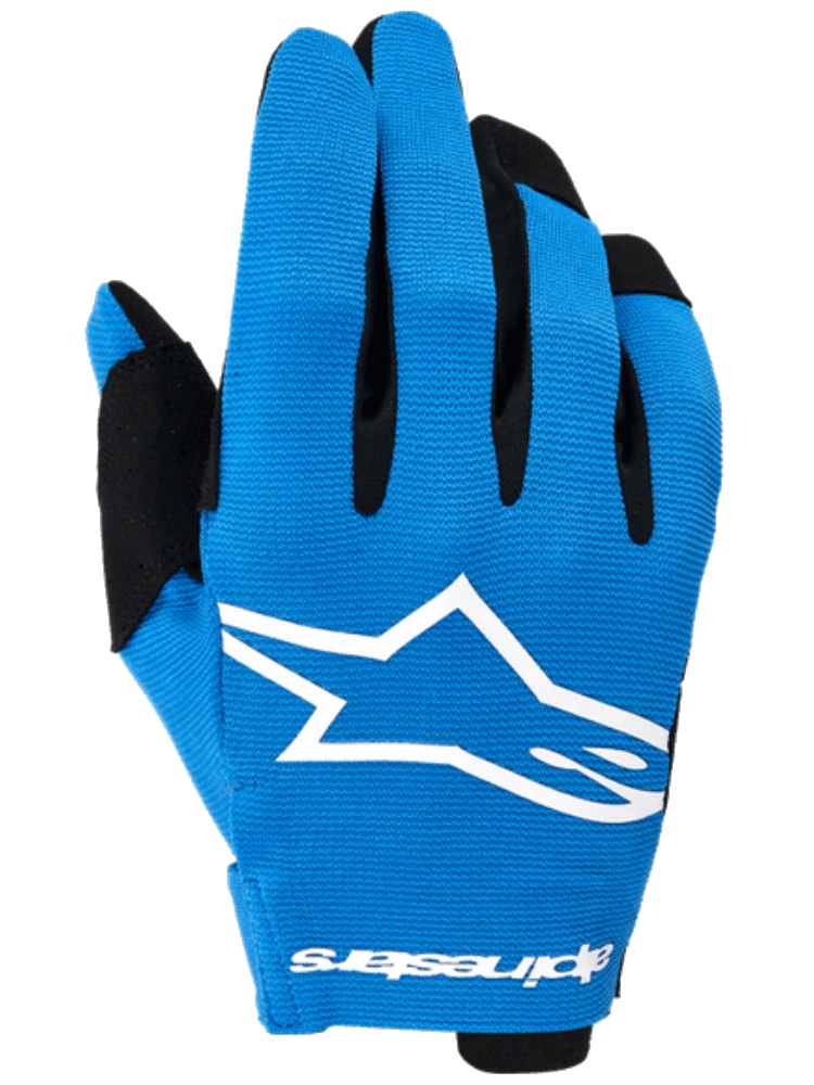 Rękawice cross dziecięce Alpinestars MX Radar niebiesko-czarne