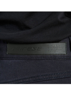 Damskie spodnie motocyklowe tekstylne Dainese Casual Slim Lady Tex niebieskie