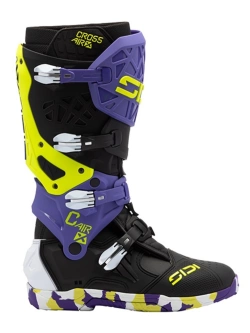 Buty enduro Sidi Crossair X biało-niebiesko-czerwone