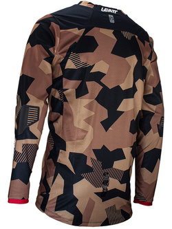 Bluza enduro Leatt Moto 4.5 Enduro Stone czarno-brązowa