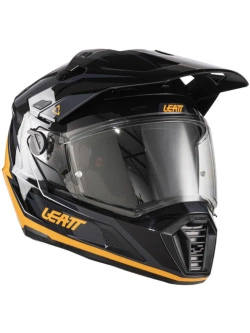 Kask enduro Leatt Moto 7.5 czarno-pomarańczowy z goglami czarno-szarymi