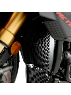 Osłona chłodnicy R&G Racing Aprilia Tuono V4 1100/ Factory (25-) czarna