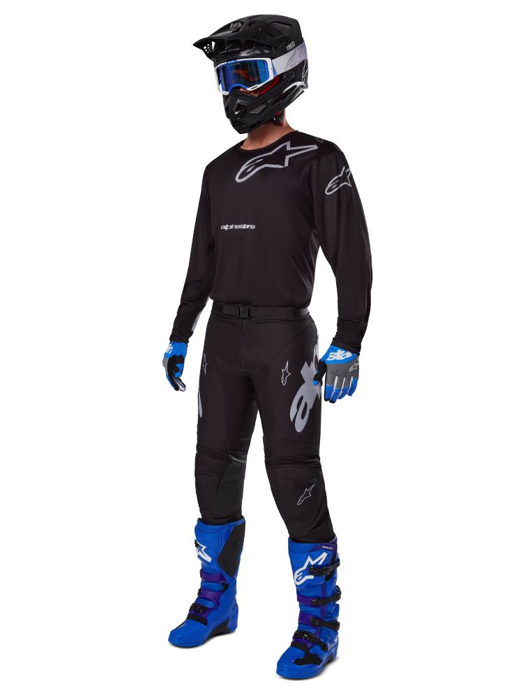 Spodnie cross Alpinestars MX Racer Graphite czarno-szare