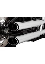 Tłumik motocyklowy Vance & Hines 3" Twin Slash Harley Davidson SFTL (wybrane modele) chromowany