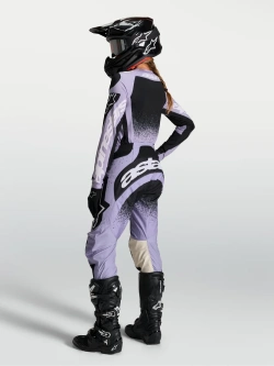 Bluza cross damska Alpinestars MX Stella Techstar Swan czarno-fioletowa