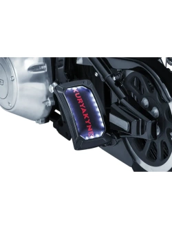 Ramka tablicy rejestracyjnej z oświetleniem LED Kuryakyn czarna