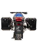 Zestaw: kufry boczne + stelaże Hepco&Becker Xplorer Cutout BMW F 800 GS (24-) czarne