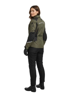 Kurtka motocyklowa damska tekstylna REV’IT! Voltiac 3 H2O zielono-szara