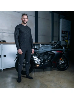 Koszulka termoaktywna z długim rękawem Knox Dual Active czarna