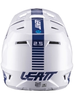 Kask enduro Leatt Moto 2.5 biało-niebieski