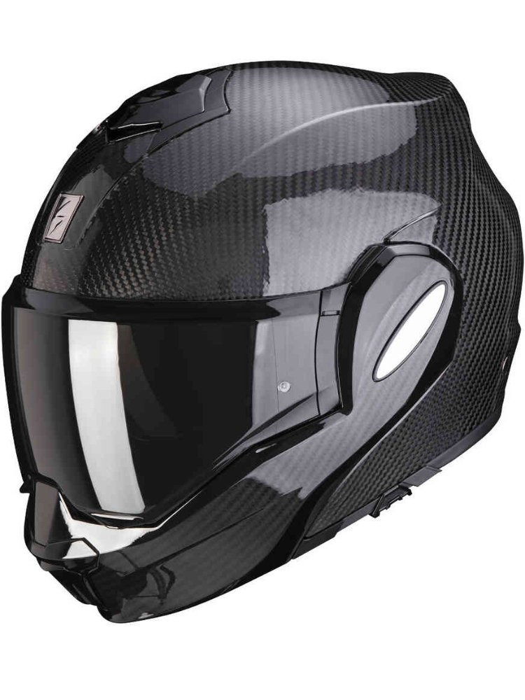 Kask szczękowy Scorpion Exo-Tech Carbon Solid czarny